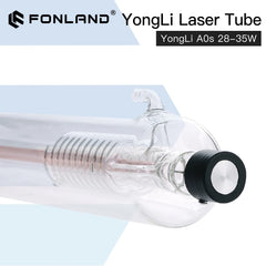 Fonland Yongli A0s 28W-35W CO2 Laser Tube Length 600mm Dia. 80mm for CO2 Laser Engraving Cutting Machine Fast Shipping