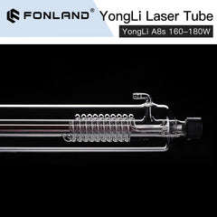 Fonland Yongli A8s 150-180W CO2 Laser Tube Dia.80mm for CO2 Laser Engraving Cutting Machine Wooden Case Box Packing