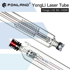 Fonland Yongli H2 90-100W CO2 Laser Tube H Series Dia.60mm Wooden Box Packing for Laser Engraving Cutting Machine