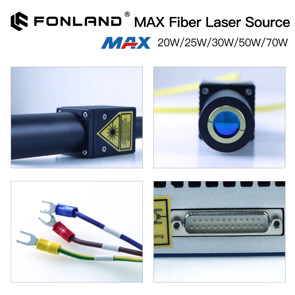 MAX Fiber Laser Source 20W 30W 50W Q-switch GQM 1064nm MFP Pulsed  For Fiber Metal Marking Welding Machine MFP-20 MFP-30 MFP-50