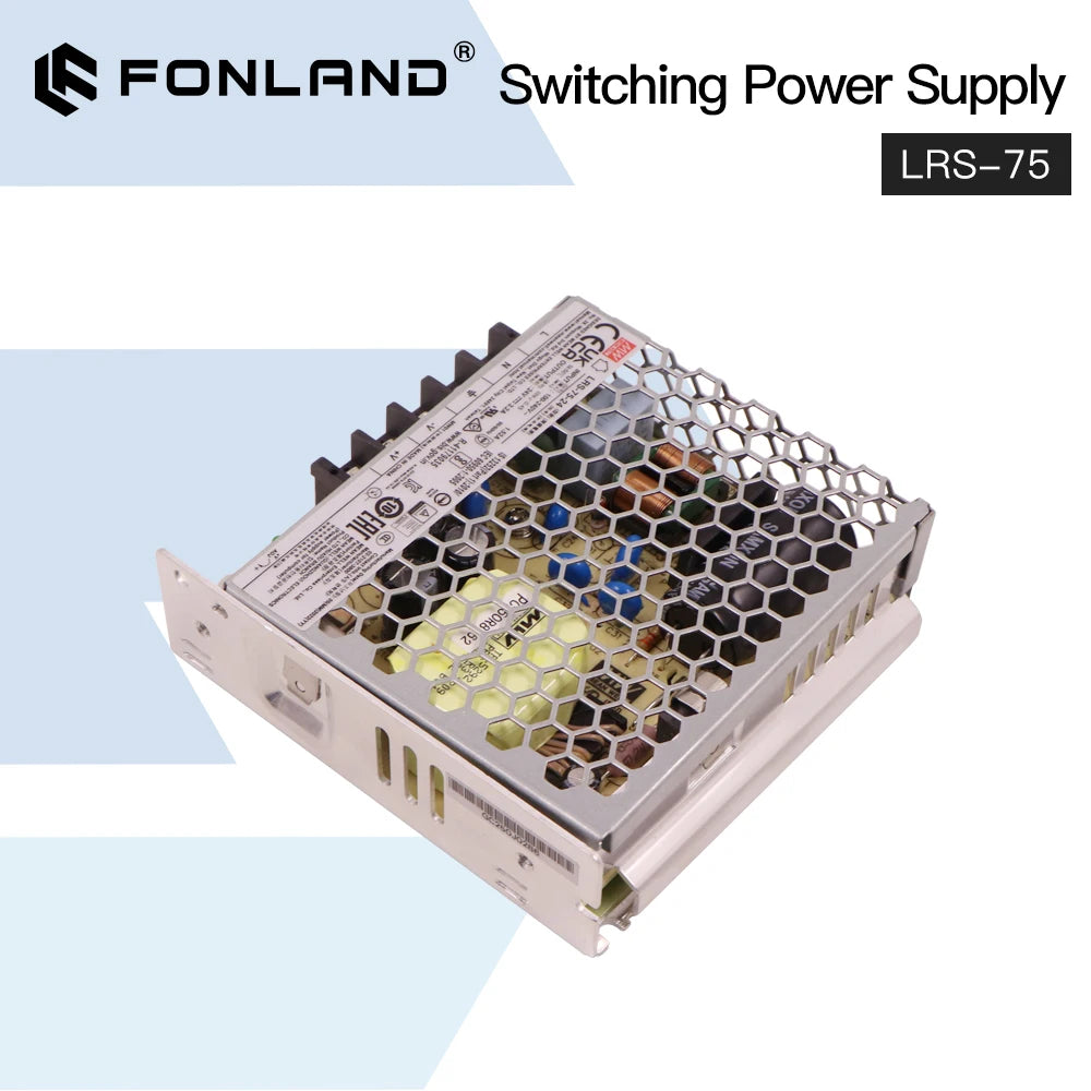 Mean Well LRS-75 Series Switching Power Supply 75W 5A 12A 15A 24A 36A 48A Mean Well Single output Switching Power Supply