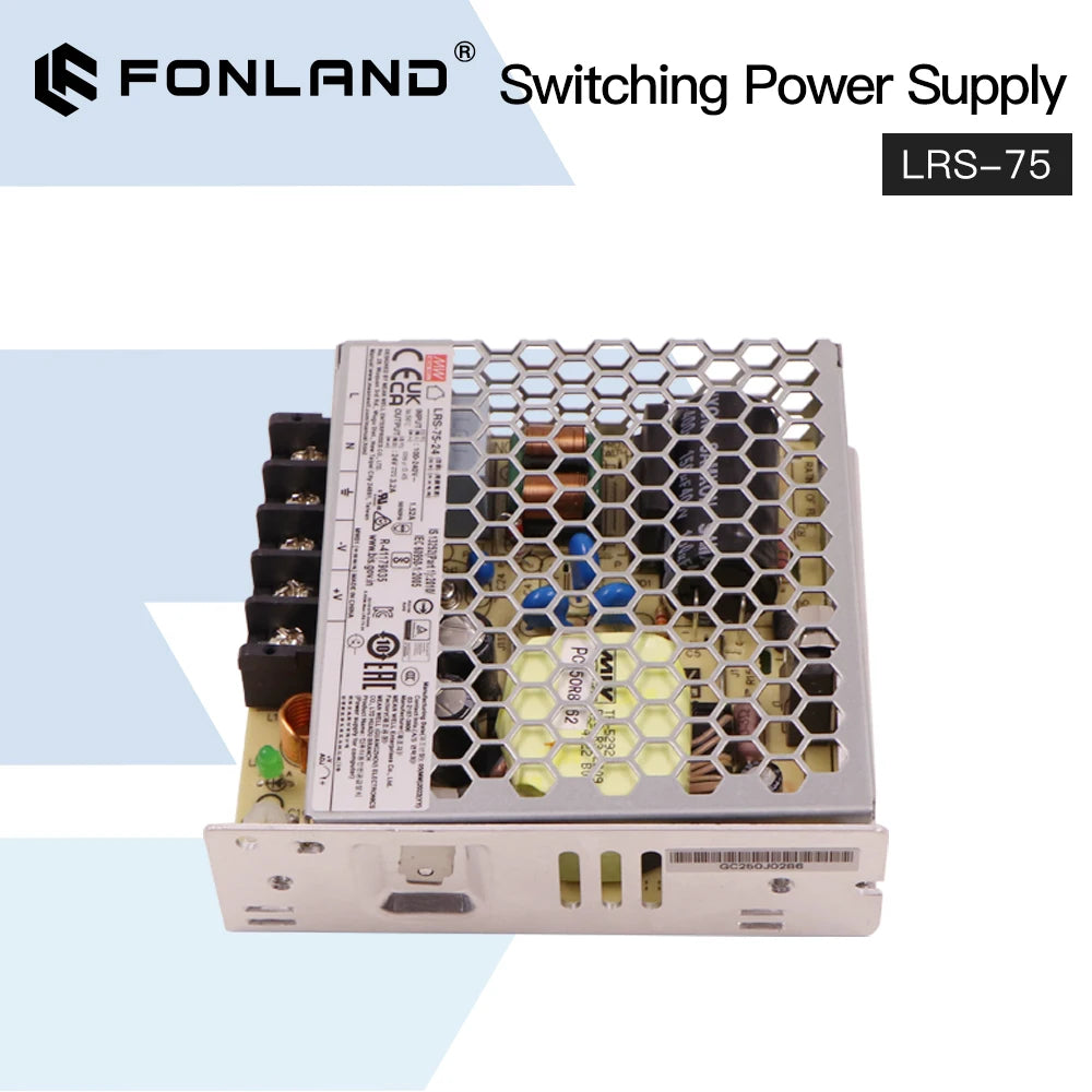 Mean Well LRS-75 Series Switching Power Supply 75W 5A 12A 15A 24A 36A 48A Mean Well Single output Switching Power Supply