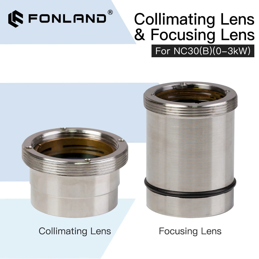 Original Fiber Laser Focusing Lenses 3kW Collimating Lens Focusing Lens for WSX Laser Cutting Head NC30  NC30(B) Fast Shipping