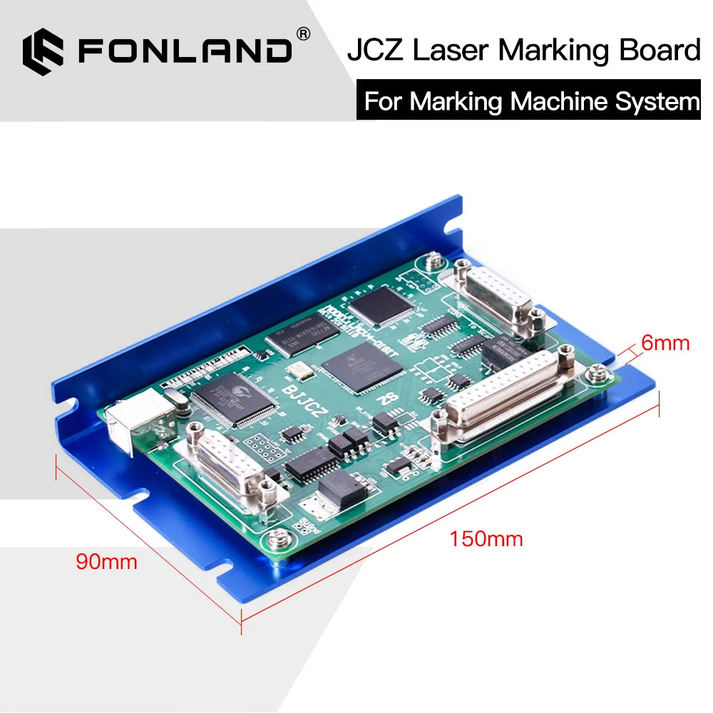 Original JCZ Controller Mainboard Card Set EZCAD LMCV4-DIGIT-M Co2 FBLI-B-LV4 Fiber Laser Control Card for Making Machine System