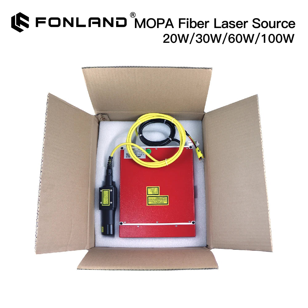 Original JPT Laser Source 20W 30W 50W 60W 100W MOPA Q-switch Fiber Module GQM 1064nm for Fiber Laser Marking Engraving Machine