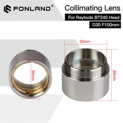 Original Laser Nozzle Sensor Connector Fiber Laser Focus Lens for Raytools Fiber Laser Cutting Head BT240 D30 F100 F125mm