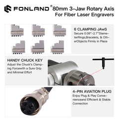 Laser Rotary For Laser Engraver Marking Machine