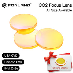 USA Focus Lens CVD ZnSe China PVD Diameter 12 15 18 19.05 20mm FL 50.8mm for CO2 Laser Engraving Cutting Machine