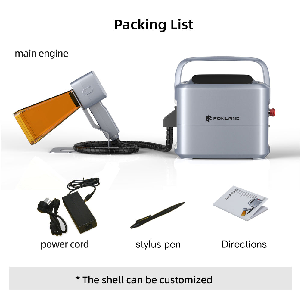 Fonland 30W Fiber Laser Handheld Engraver Marking Machine